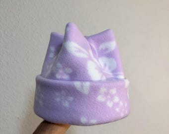 Hawaiian Flower Super Cozy 4 Point Beanie