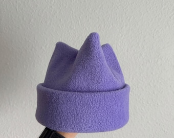 Purple Super Cozy 4 Point Beanie