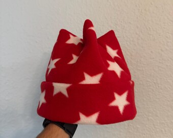 Red Star Super Cozy 4-Point Beanie