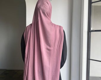 Modale hijab met onderkapje - Rose Dust