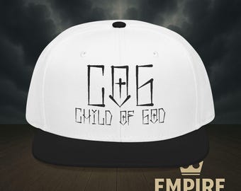 Child of God Snapback Hat, Embroidered Christian Cap, Religious Gift for Believers