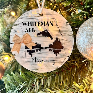B2 Whiteman Air Force Base Ornament