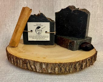 Handmade bar soap created with natural ingredients.
