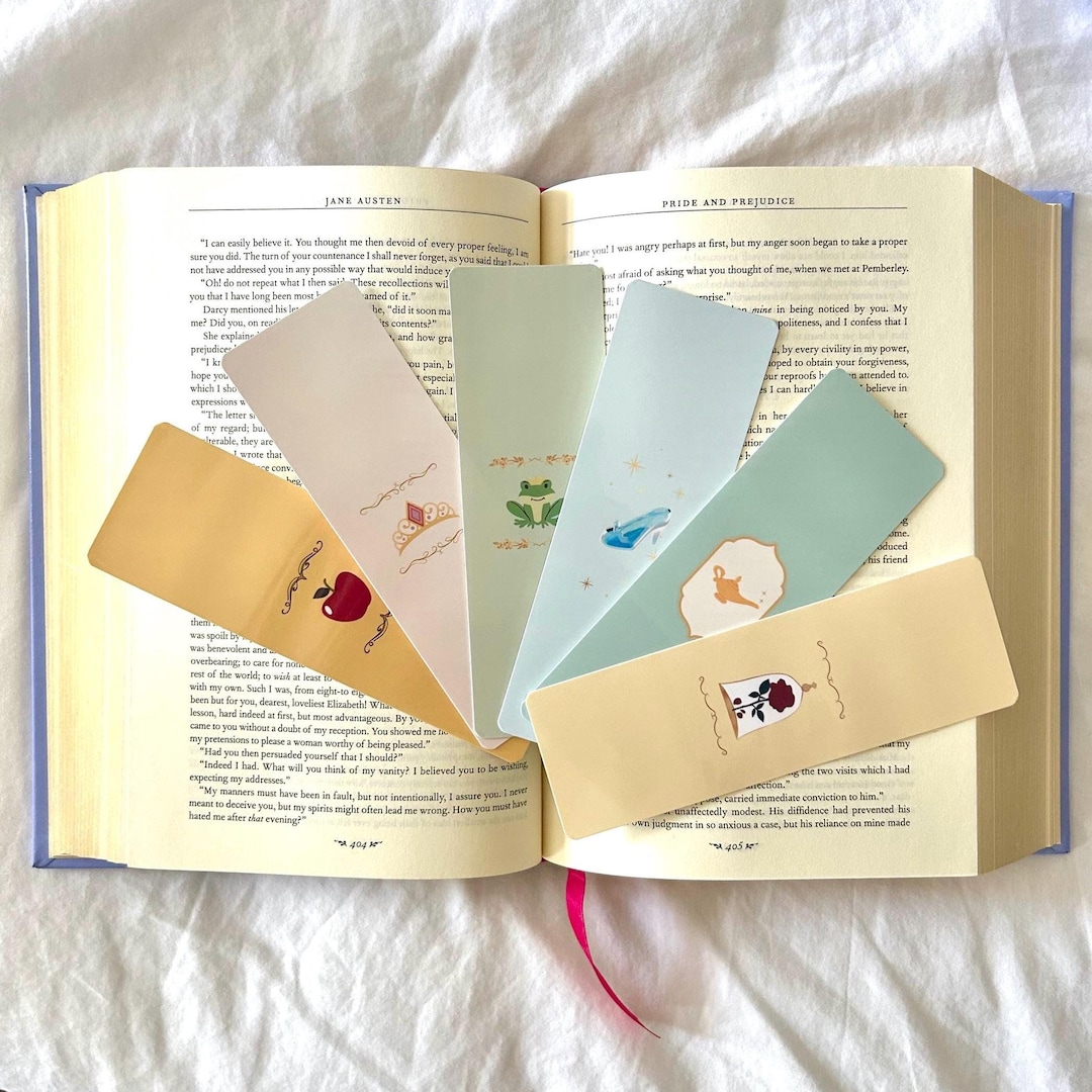 Fairytale Princess Bookmark Set - 2x6 - Etsy