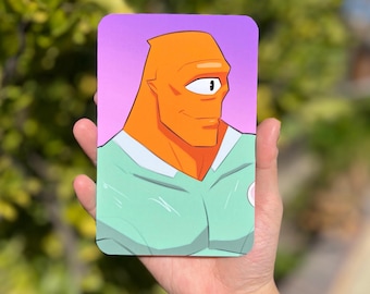 Allen the Alien Mini Art Print