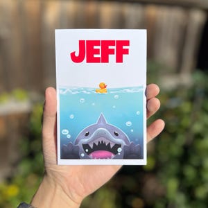 Jeff le requin terrestre - MINI Impression d'art 10 x 15 cm