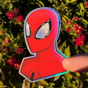 Spider-Man Holographic Vinyl Glossy Sticker