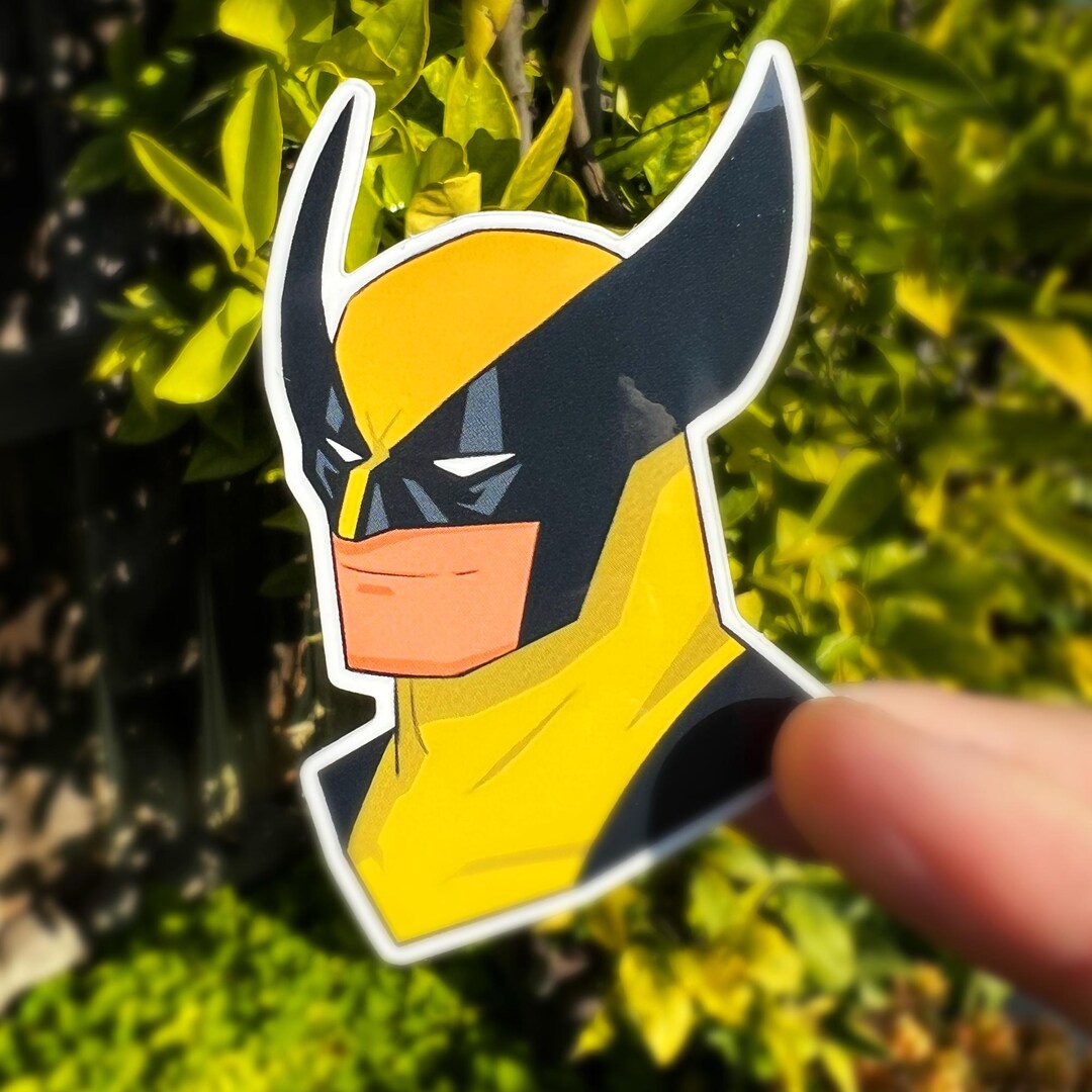 Wolverine Icon Sticker Wolverine Vinyl Glossy Sticker - Etsy