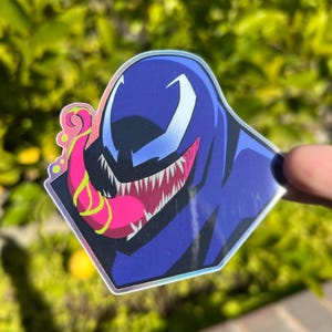 Venom Holographic Vinyl Sticker