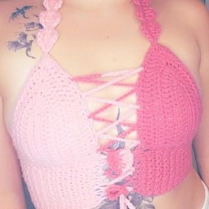 Corset Punk/Sweetheart Top Crochet Pattern