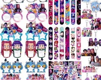 Kpop demon hunters party favors; Kpop party favors; Kpop demon hunters birthday