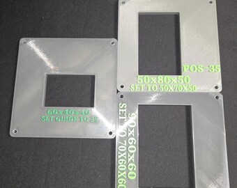 xtool f2 uv crystal jig set 50x80x50 60x40x40 90x60x60