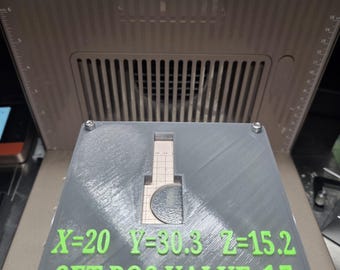 Rectangle Keychain Crystal Alignment Jig for xtool f2 Ultra Laser Engraving