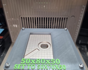 xtool f2 ultra uv jig 80x50x50 crystal alignment tool cockpit3d compatible laser engraving fixture