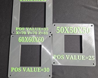xtool f2 uv cube crystal jig set 50x50x50 60x60x60 80x80x80