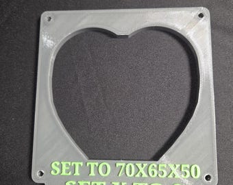 xtool f2 uv medium heart crystal jig 70x65x50