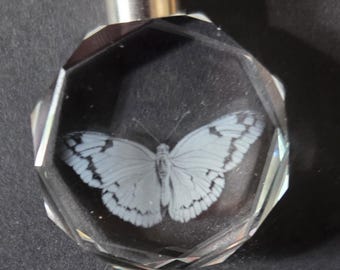 Butterfly crystal keychain
