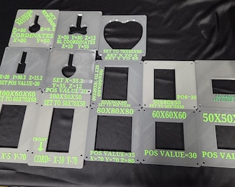 Master xtool f2 uv mega crystal jig bundle 13 pc physical set