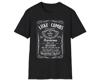 Luke Combs 2026 world tour Country Western Music Unisex Softstyle T-Shirt, Graphic Tee, Concert Shirt, Music Lover Gift, Vintage Style Tee