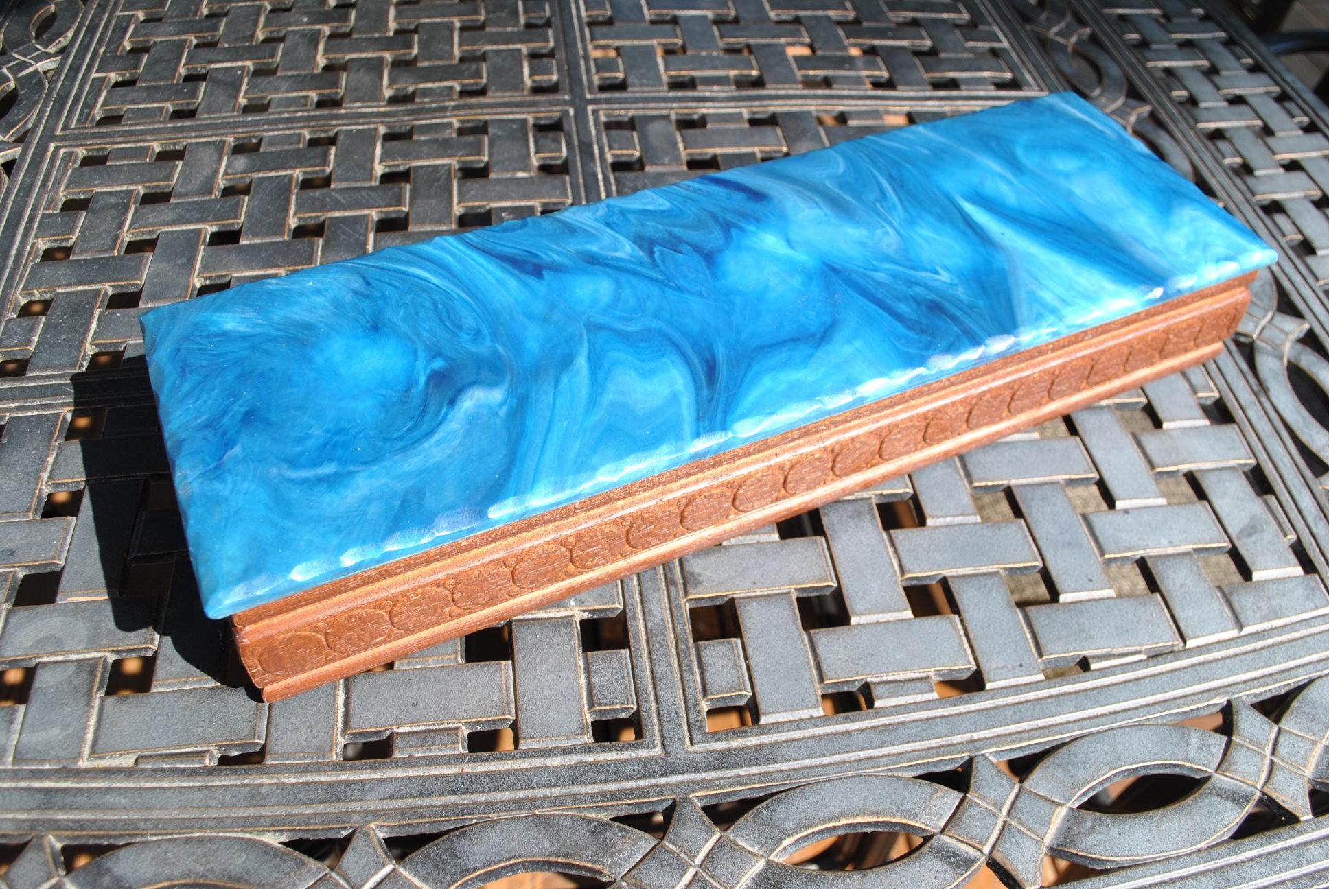 Blue Incolay Stone Box - Etsy