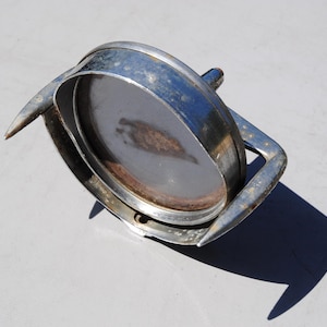 1950-60s hot rod car side mirror rat rod, side fins