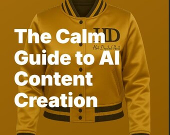 The Calm Guide to AI Content Creation | Faceless Creator Ebook | Beginner-Friendly AI Tools + Prompts | Digital Hustle Resource