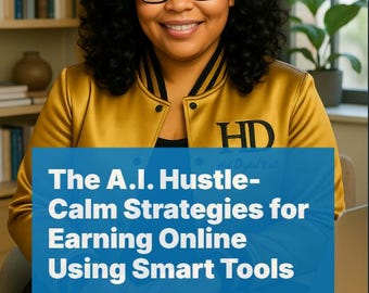 The A.I. Hustle | Faceless Digital Income Guide | Calm Affiliate Marketing + AI Tools | Beginner Ebook with Resell Rights