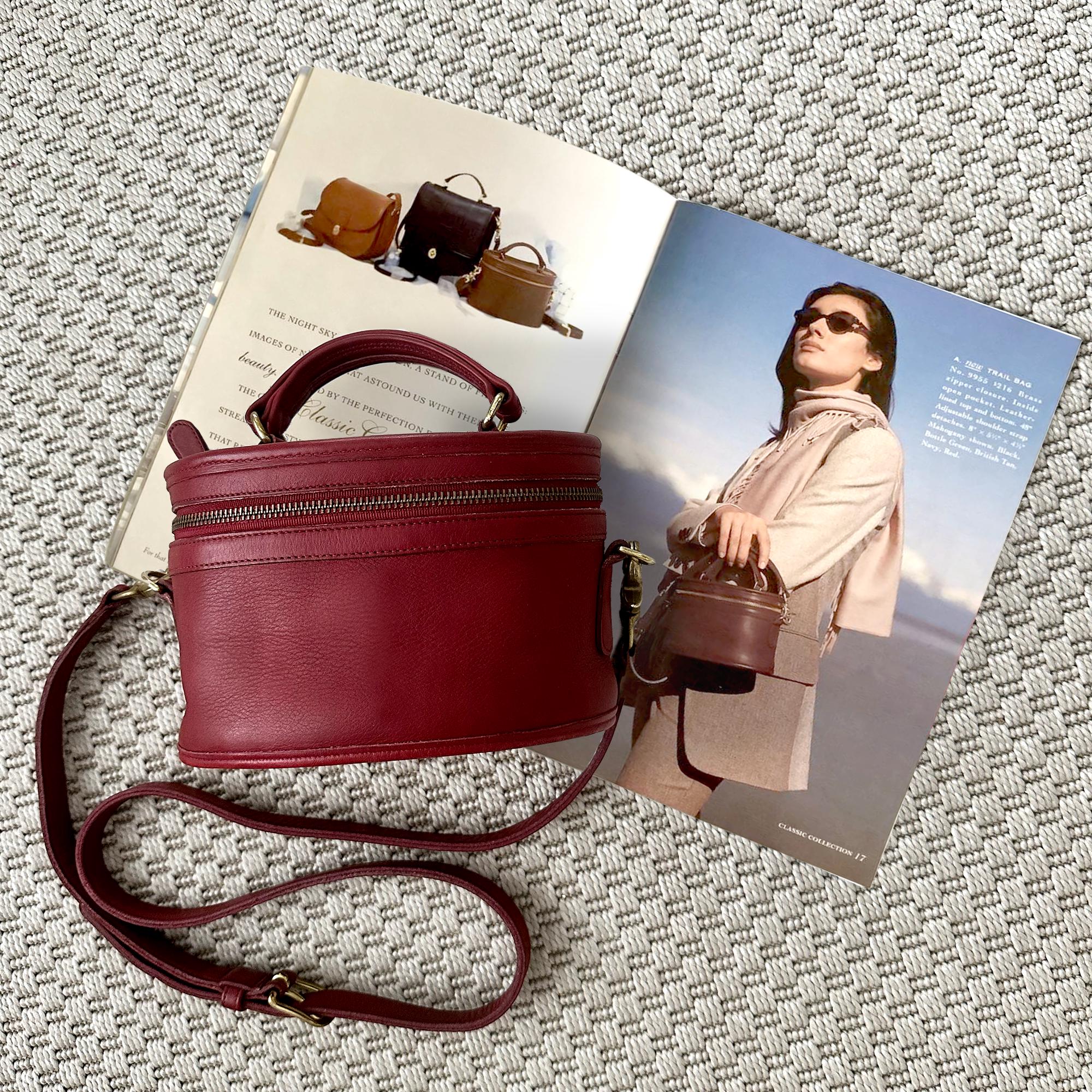 Red Coach Bag Vintage - Etsy