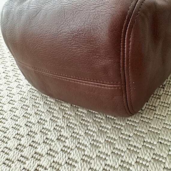 Coach Vintage Belted Pouch Bag 4156 Mahogany With Brass - SOHO