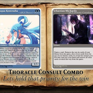Kombinacja Oracle Thassy i Konsultacji Demonicznej - MTG Proxy