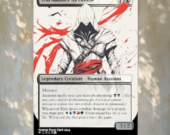 Ezio Auditore Da Firenze ASSASSINS Magic MTG Custom Commander Deck - Etsy Ezio Auditore Da Firenze ASSASSINS Magic MTG Custom Commander Deck - Etsy