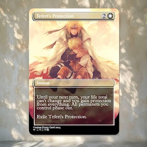 Teferi's Protection - Fan Made Proxy for Casual Use - Etsy Teferi's Protection - Fan Made Proxy for Casual Use - Etsy