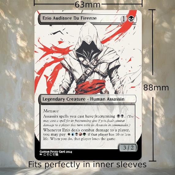 ezio auditore mtg card Magic The Gathering - Universes Beyond - Assassin's Creed - Ezio Auditore  da Firenze (Scene Card) main image 0