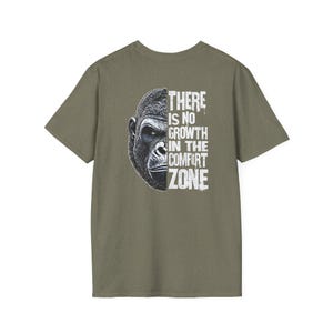 Inspirational Unisex T-Shirt, Comfort Zone Quote, Motivational Tee, Growth Mindset Shirt, Positive Vibes Clothing