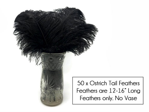 10 Antique Gold Ostrich Tail Large Feathers Centerpiece Halloween Costume  12-16