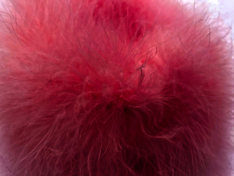 Rose Pink Boa 2 Yards Dusty Pink Turkey Medium Weight Etsy