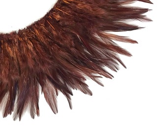 4 Inch Strip 4-6 Dyed Brown Strung Chinese Rooster Saddle - Etsy 4 Inch Strip 4-6 Dyed Brown Strung Chinese Rooster Saddle - Etsy