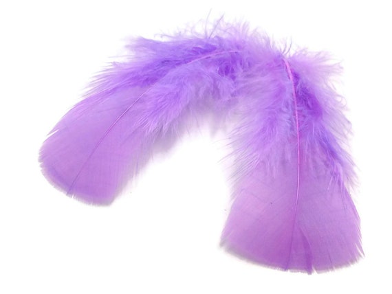 30 Pcs MARABOU PLUMAGE Feathers 2-5/" PEACH; Crafts//Halloween//Bridal