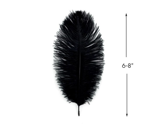 1 Yard - Ivory Ostrich Fringe Trim Wholesale Feather (Bulk)