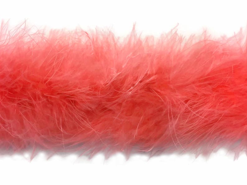 May include: A long strip of bright pink feather boa. The boa is soft and fluffy, and it is perfect for adding a touch of glamour to any outfit.