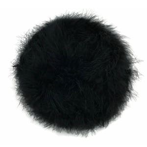 Marabou Boas, 2 Yards Black Turkey Medium Weight Marabou Feather Boa 25 Gram Halloween Craft Supply : 116 image 3