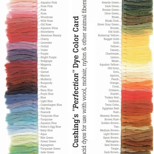 Cushing Yarn and Feather Dyes - Great dyes for feathers and fur for crafts or fly fishing (Dye Only) :&