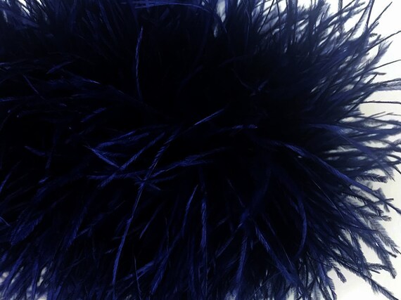 Vente en gros de 10 verges - - - plumes d’autruche bleu marine frange garniture gros plume (en vrac) : 4515 07aadf Vente en gros de 10 verges - - - plumes d’autruche bleu marine frange garniture gros plume (en vrac) : 4515 07aadf