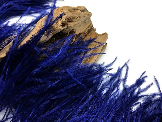 Vente en gros de 10 verges - - - plumes d’autruche bleu marine frange garniture gros plume (en vrac) : 4515 07aadf Vente en gros de 10 verges - - - plumes d’autruche bleu marine frange garniture gros plume (en vrac) : 4515 07aadf