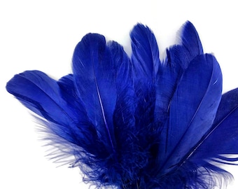 USA SELLER, 1 Pack - Royal Blue Goose Nagoire Loose Feather - 0.25 Oz Wedding Boho Millinery Craft Supply : 3756