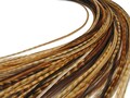 USA SELLER, 10 Pieces - Unique Ginger Thin Long Grizzly Whiting Farm Rooster Saddle Hair Extension Feathers Salon Summer Craft Supply : 310