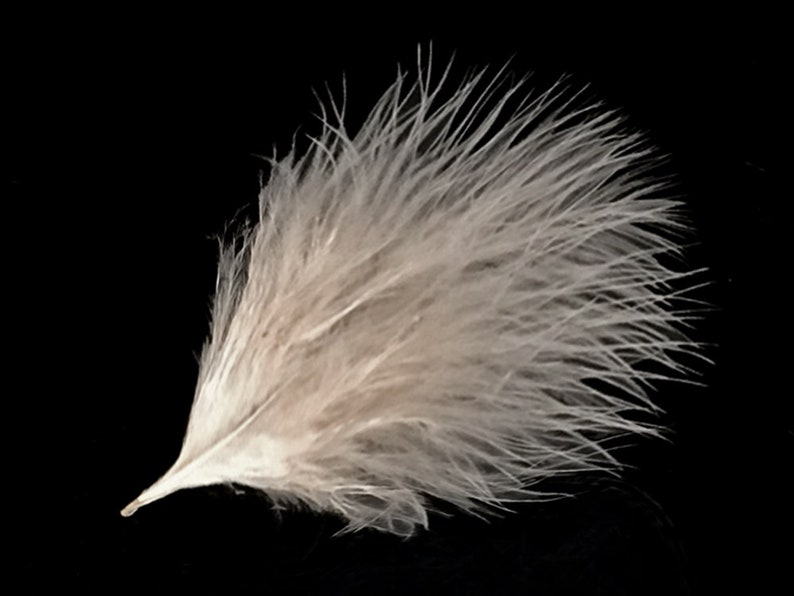 Down Feathers 1/4 Lb Ivory Turkey Marabou Short Down Fluffy Etsy