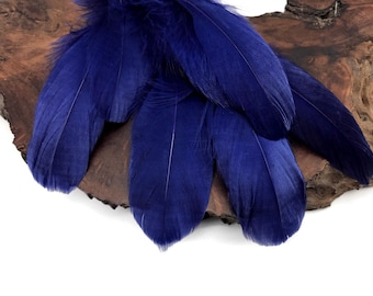 USA SELLER, 1 Pack - Navy Blue Goose Nagoire Loose Feather - 0.25 Oz Wedding Boho Millinery Craft Supply : 4891