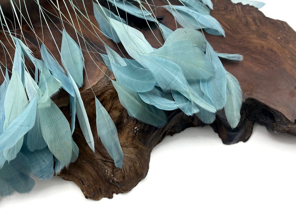 Blue Feather Ostrich Feathers Feather Trim Craft Feathers Color Feathers  Blue Feathers Dress Feather Ostrich Trim Active 