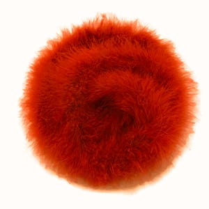 Orange Boa, 2 Yards Orange Turkey Medium Weight Marabou Feather Boa 25 Gram Halloween Craft Supply : 129 image 2